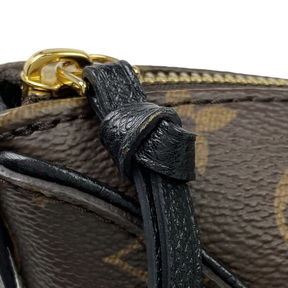 Louis Vuitton Tournel PM Shoulder Bag Monogram Brown Noir Black - Picture 8 of 9